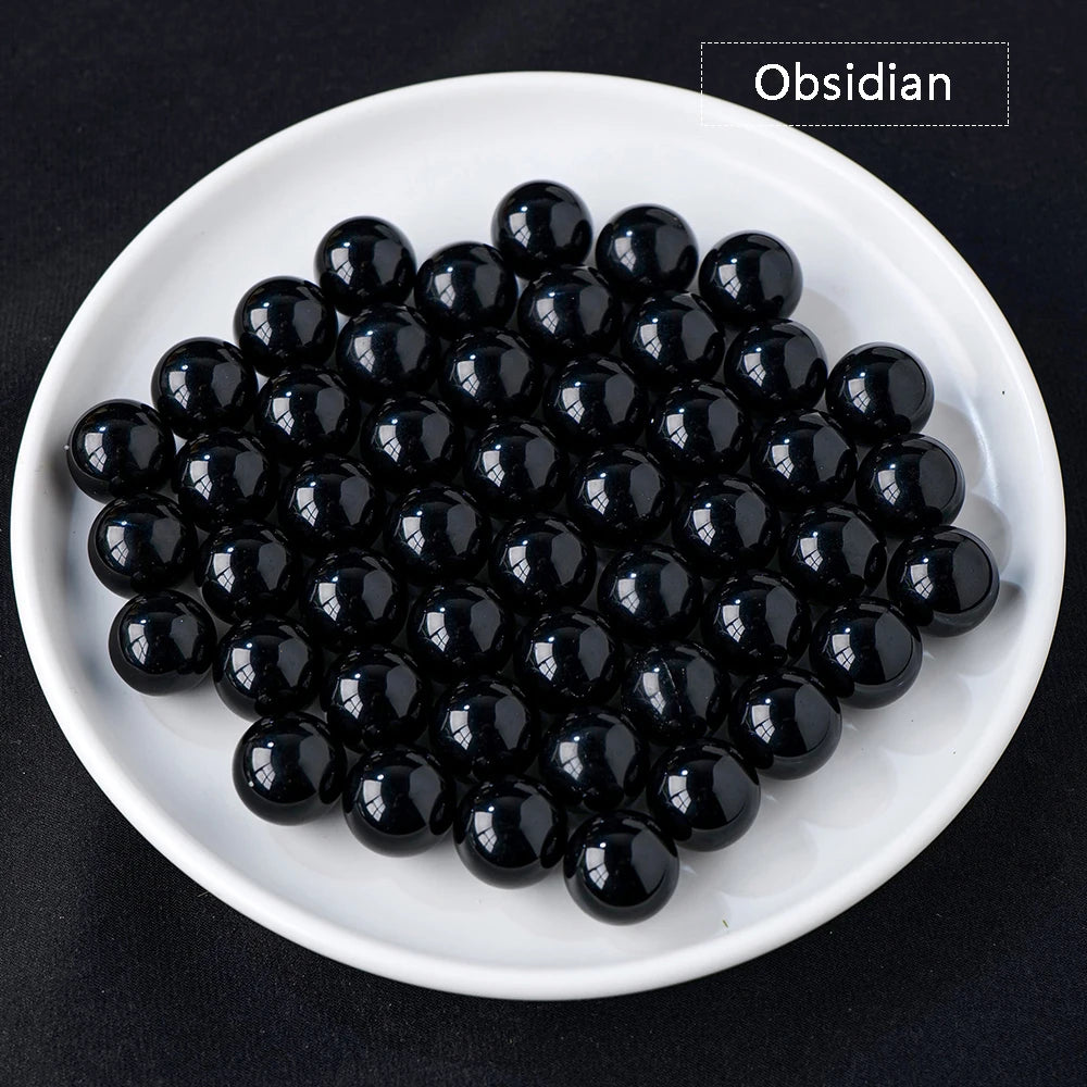 16MM Natural Gemstone Crystal Ball Chakra Sphere Collection Healing Reiki Decor Crystal Quartz Stone Balls Beads