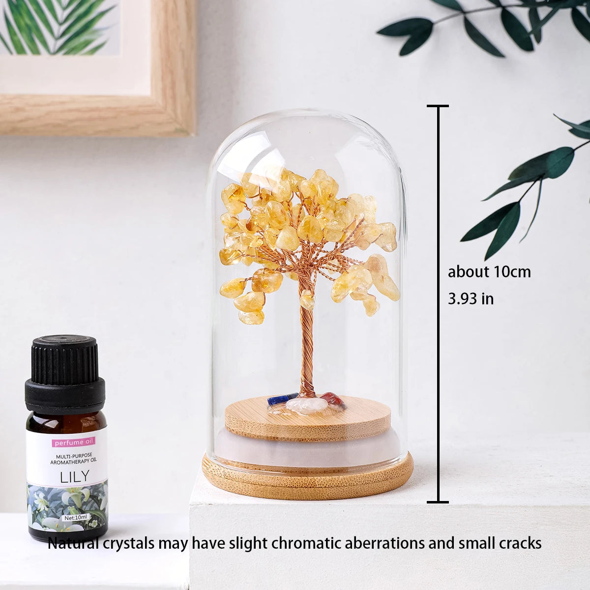 1PC Natural Crystal Gravel Specimen Stone Feng Shui Crystal Money Tree Glass Bottle Desktop Home Decoration Accessories