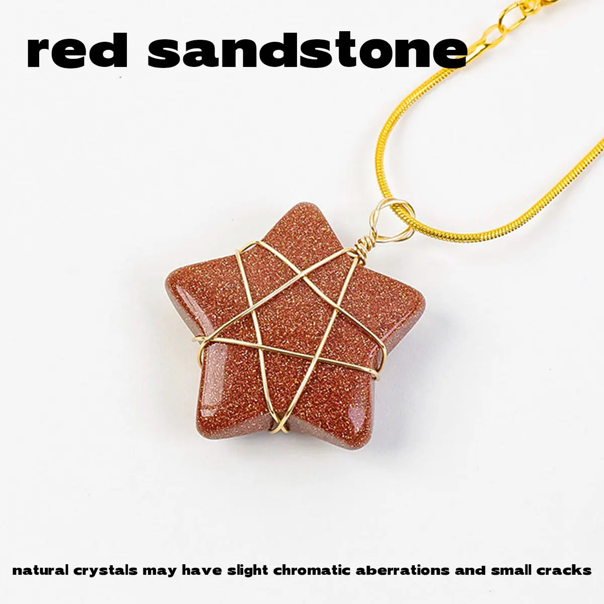 1Pc Natural Crystal Pentagram Pendant Pink Crystal Amethyst Necklace Healing Gem Jewelry For Birthday Women's Gifts