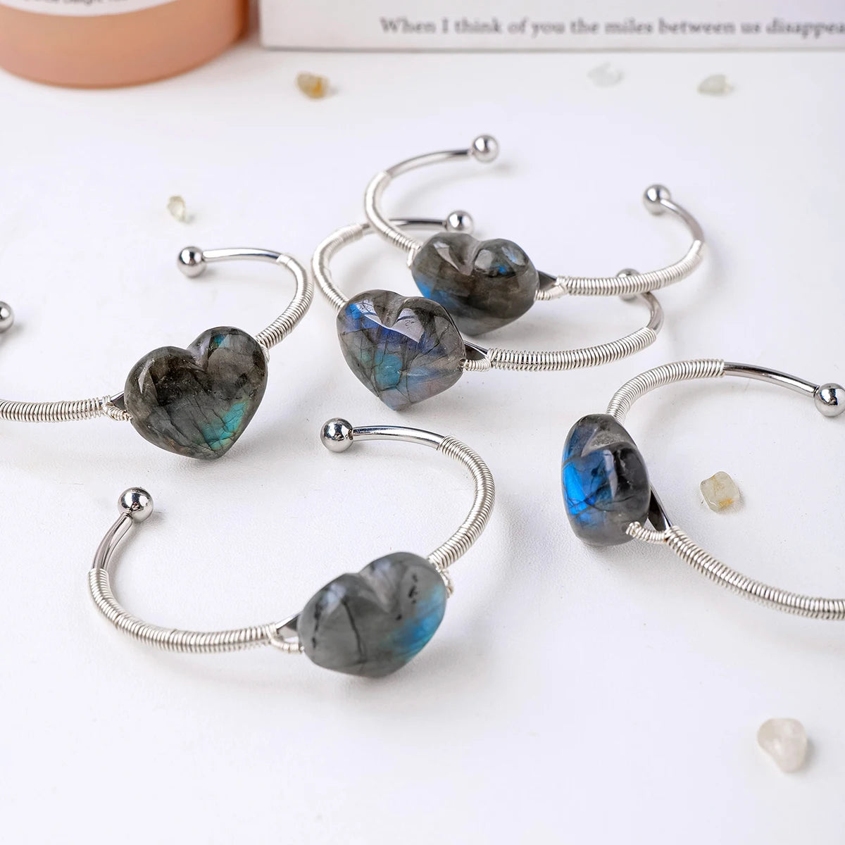 1pc Natural Seven Color Tumble Stone Chakela Crystal Bracelet Irregular Adjustable Beads Healing Quartz For Woman Gifts