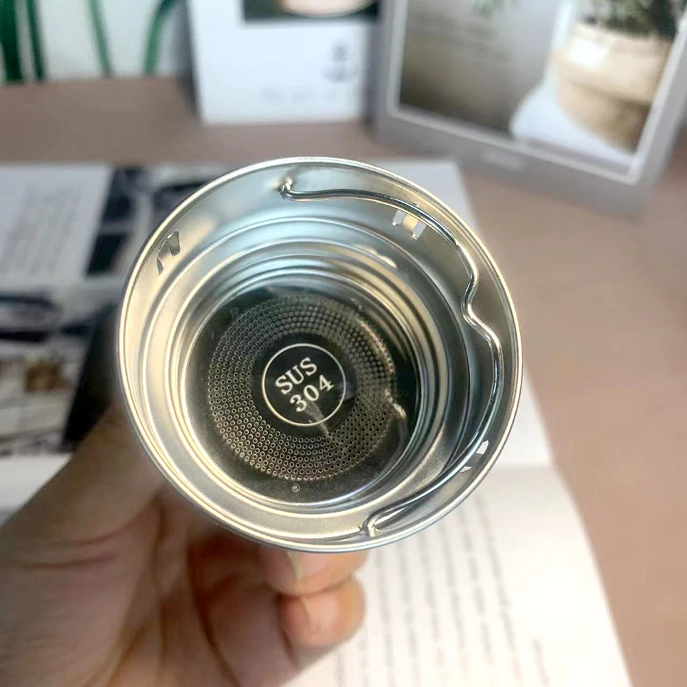 304 Stainless Steel Tea Filter Replacement Net For Energy Water Cup Water Bottle Replacement 1PC