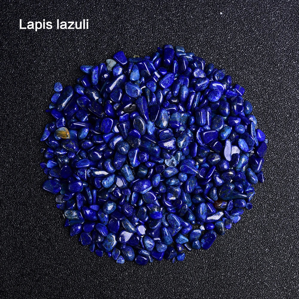 50g Natural Irregular Crystal Quartz Rock Tumbled Crushed Stone Healing Reiki Gemstones for Garden Aquarium Plants Decoration